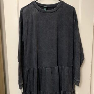WILD FABLE dark gray mid length dress